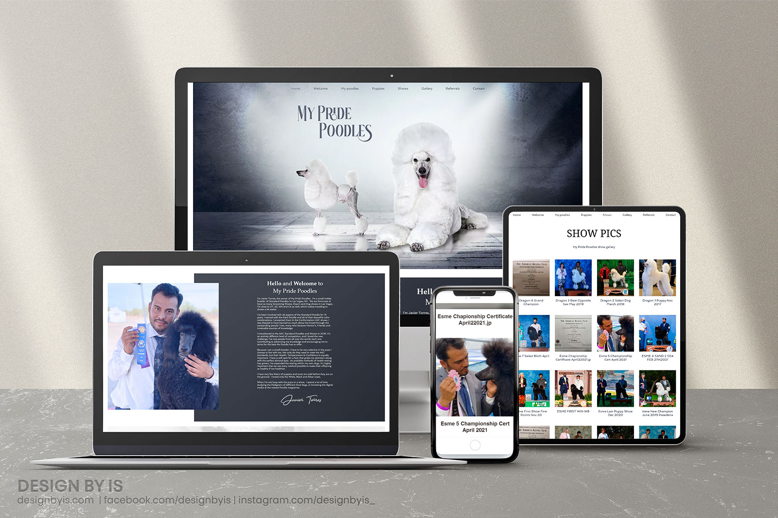 Websites for breeders