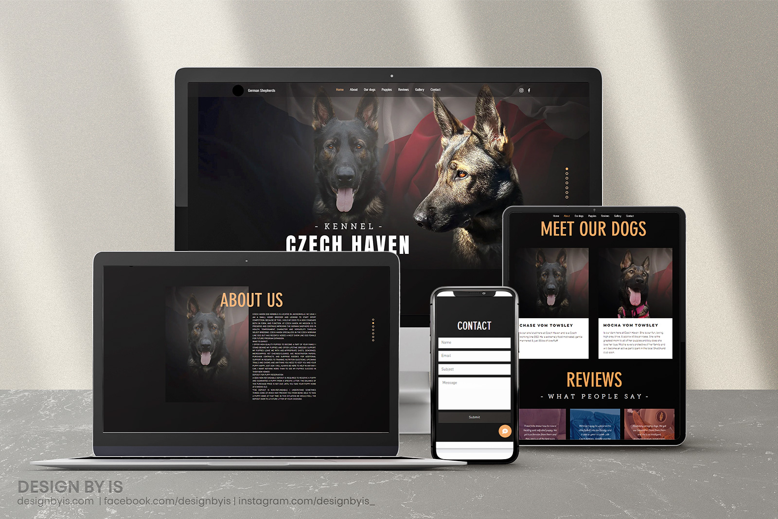 breeder website design
